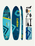 SUPLİMANI Supboard Paddle Board Şişme Sörf Tahtası Tam Set Sup Board Cneok Blue 350x89x15