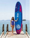 SUPLİMANI Supboard Paddle Board Şişme Sörf Tahtası Tam Set Sup Board Dazzling Blue 350x89x15