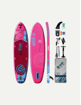 SUPLİMANI Supboard Paddle Board Şişme Sörf Tahtası Tam Set Sup Board Pink Carnation 350x89x15